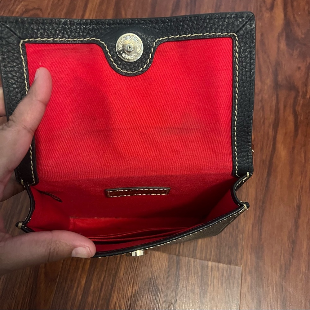 Dooney & Bourke Black Pebbled Leather Crossbody Bag - Picture 6 of 10